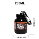 Instinct Blue – Bote Portátil Suplementos 100-200ml | Ligero | Antigoteo Almacenamiento