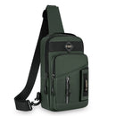 Instinct Blue – Bolso Pecho Hombre Nylon | Crossbody Multifuncional | Casual Outdoor