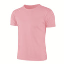 Camiseta deportiva de cuello redondo de secado rápido, camisetas de gimnasio, camiseta de entrenamiento para correr, ropa deportiva transpirable para hombre, servicio de clase