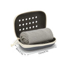 Toalla refrescante de secado rápido, toalla fría suave y transpirable con absorción de sudor con caja de almacenamiento, deportes, correr, Yoga, gimnasio y Club