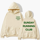 Instinct Blue – Sudadera Running Club Hombre Mujer | Fleece Oversize | Streetwear