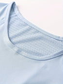 Instinct Blue – Camiseta Deportiva Mujer | Espalda Abierta | Yoga y Running