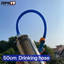 Instinct Blue – Tubo Flexible Botella Agua | Boquilla Morder | Reutilizable 30-50cm