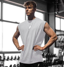 Camiseta deportiva sin mangas para hombre, chaleco de secado rápido, transpirable, holgada, para entrenamiento, Verano