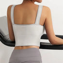 Instinct Blue – Sujetador Deportivo Mujer Gym | Sin Aros | Interior y Exterior