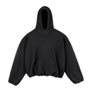 Sudadera con capucha de gran tamaño para hombre, Jersey holgado de diseño de Hip Hop, Color sólido