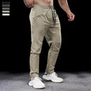 Pantalones deportivos para hombre, ropa de entrenamiento para correr, gruesa, microelástica, secado rápido, otoño, 2024