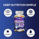 Suplemento multivitamínico para hombres: proporciona energía y resistencia apoya la salud y la vitalidad del corazón, del cerebro
