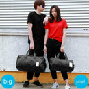 Instinct Blue – Bolsa Gym Cuero Hombre Mujer | Seco y Húmedo | Yoga y Fitness Viaje
