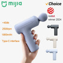 Pistola de Masaje Muscular Portátil Original MIJIA Mini Fascia Gun 3, 12 kg de Fuerza de Empuje, Motor Silencioso sin Escobillas, 3 Cabezales de Masaje, Relaja el Cuerpo -CN