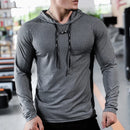 Instinct Blue – Camiseta Deportiva Hombre Manga Larga | Running y Fitness | Transpirable