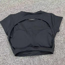 Instinct Blue – Top Deportivo Mujer | Espalda Abierta | Yoga y Gym