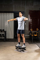 Instinct Blue – Mini Stepper Cardio ABS y Acero | Escaladora Casa | Fitness Compacto