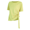 Instinct Blue – Blusa Deportiva Mujer | Manga Corta | Fitness y Entrenamiento