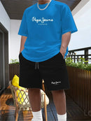 Instinct Blue – Conjunto Deportivo Hombre Dos Piezas | Camiseta + Shorts | Verano