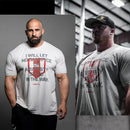 Instinct Blue – Camiseta Fitness Hombre | 100% Algodón | Corte Holgado