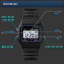 Relojes Deportivos LED Digitales para Hombres, Mujeres y Niños, Reloj Electrónico Infantil con Esfera Cuadrada Pequeña, Correa de Silicona Informal, Reloj para Hombre