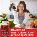 Suplemento de hierro + ácido fólico, con vitamina C, B12 y zinc, fortalecedor de sangre, soporte para la circulación, soporte inmunológico