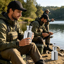 Instinct Blue – Botella Agua 2L Gran Capacidad | Asa y Tapa | Gym Pesca Verano