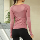 Instinct Blue – Camiseta Deportiva Mujer | Manga Larga/Corta | Yoga y Fitness
