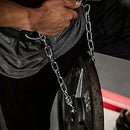 Cinturón de inmersión para levantamiento de pesas, cinturón de gimnasio de neopreno con cadena para Fitness, culturismo, entrenamiento de fuerza, correa de cintura de carga