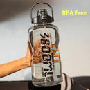 Instinct Blue – Botella Agua 2L con Pajita | Deporte y Outdoor | BPA Free