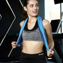 Toalla refrescante, toalla fría transpirable, toalla deportiva con caja de almacenamiento, toalla de Yoga, toalla de gimnasio para actividades en interiores y exteriores
