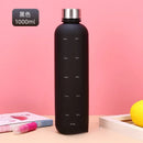 Instinct Blue – Botella Agua 1L con Marcador de Tiempo | BPA Free | Deporte y Viaje