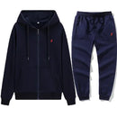 Sudaderas Clásicas y Pantalones Deportivos para Hombre para Otoño e Invierno, Ideales para Fitness Informal, Conjuntos Deportivos Cálidos y Casuales en A