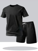 Instinct Blue – Conjunto Deportivo Hombre Dos Piezas | Camiseta + Shorts | Verano