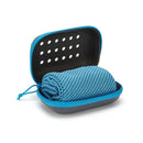 Toalla refrescante de secado rápido, toalla fría suave y transpirable con absorción de sudor con caja de almacenamiento, deportes, correr, Yoga, gimnasio y Club