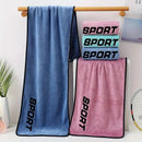 Toalla deportiva de fibra ultrafina para gimnasio, toalla de absorción de sudor para Yoga, toalla de secado rápido para ejercicio y playa, 30x110cm, 1 ud.