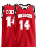 Camiseta de baloncesto roja