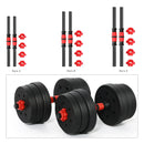 Instinct Blue – Barras Mancuerna Acero Ajustables Par | Fuerza | Entrenamiento en Casa