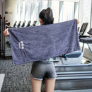 Toalla Deportiva 40*95cm / 15.7*37.4in, Toalla de Fitness Moderna de Poliéster Suave con Bolsillo, Toalla Rectangular de Tela Tejida Súper Absorbente