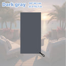 Toalla de microfibra de doble cara de 40x80cm de secado rápido - Toalla absorbente para gimnasio, playa y viajes con lazo para colgar y bolsa de almacenamiento