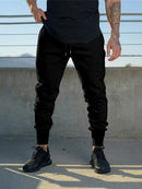 Instinct Blue – Pantalones Running Hombre Negro | Gym y Fitness | Jogging Largo