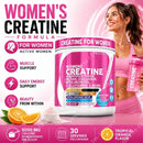 Instinct Blue – Creatina Monohidrato Mujer 5000mg | Colágeno + BCAA + Glutamina | 269g