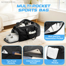 Instinct Blue – Bolsa Deporte y Viaje Hombre Mujer | Compartimento Zapatillas | Gym