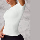 Instinct Blue – Top Deportivo Mujer Manga Corta | Nylon Transpirable | Running