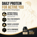 Proteína de Suero en Polvo, 18g de Proteína, 5.5g de BCAA, Sabor Vainilla, Recuperación y Crecimiento Muscular Post-Entrenamiento, 120 Cal, 33 Porciones, Gimnasio, Fitness