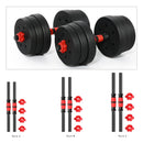 Instinct Blue – Barras Mancuerna Acero Ajustables Par | Fuerza | Entrenamiento en Casa