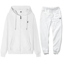 Sudaderas Clásicas y Pantalones Deportivos para Hombre para Otoño e Invierno, Ideales para Fitness Informal, Conjuntos Deportivos Cálidos y Casuales en A