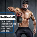 Instinct Blue – Asa Kettlebell Ajustable | Para Discos y Mancuernas | Fitness Casa
