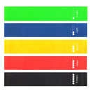 Instinct Blue – Set 5 Niveles Bandas Resistencia | Yoga y Pilates | Gym y Casa Elásticas