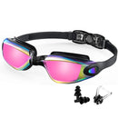 Gafas de natación profesionales impermeables, gafas antiniebla 100% protección UV sin fugas para adultos, hombres, mujeres y jóvenes