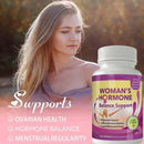 Suplemento Nutricional para Mujeres - Ayuda a Aliviar la Menopausia, Equilibrar el Sistema Endocrino, Apoyar la Energía y Mejorar el Estado de Ánimo