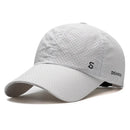 Sombrero para el sol para hombre al aire libre de secado rápido y transpirable para pescar en verano - Estilo gorra de béisbol
