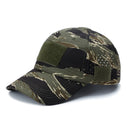 Gorra de béisbol de camuflaje Unisex para exteriores, gorra con protección solar transpirable para caza, senderismo, correr, pescar y acampar