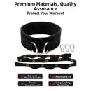 1 Set de Cinturones con Peso para Sentadillas, Dominadas y Flexiones, para Fitness, Levantamiento de Pesas, Entrenamiento de Core y Fuerza